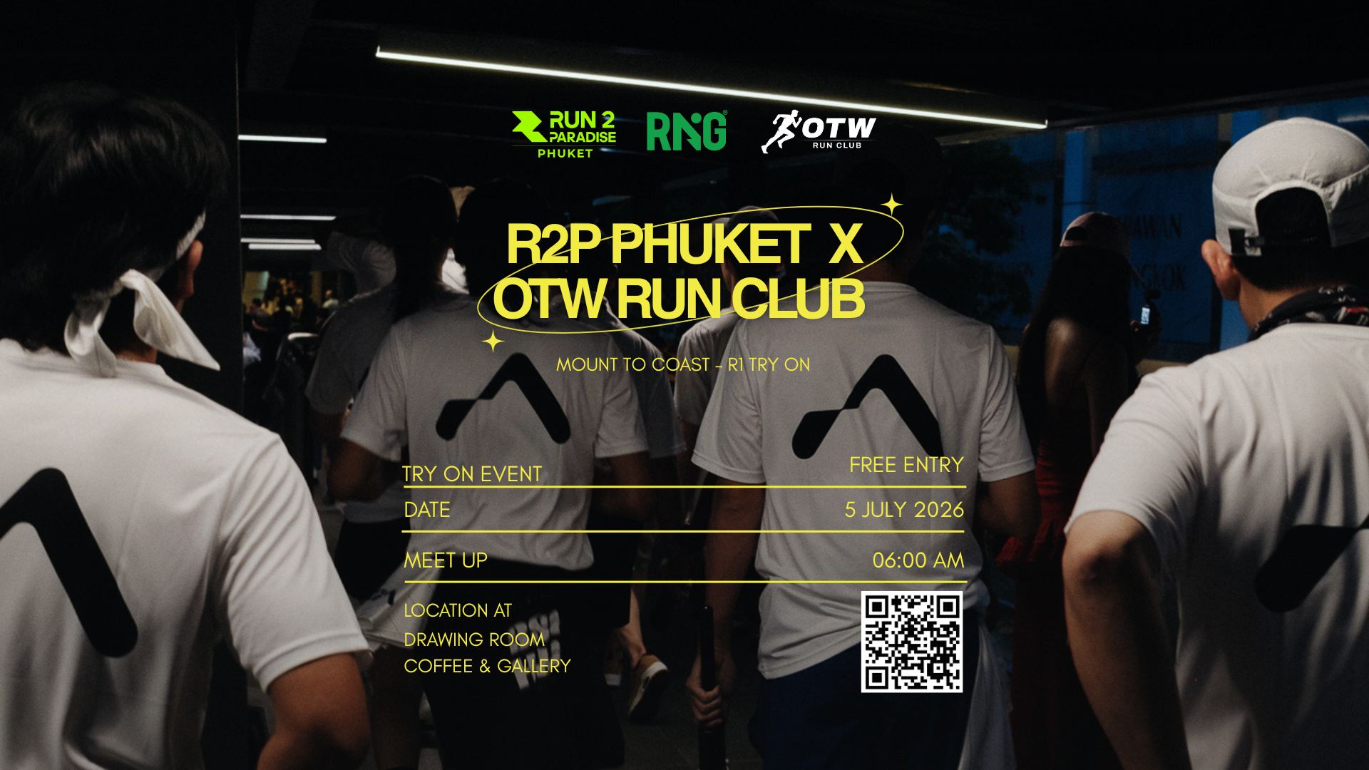 R2P Phuket x OTW Run Club Mount to Coast - R1 try on